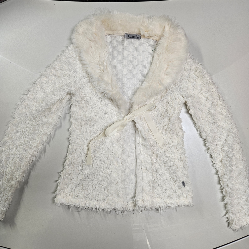 Elegant Cream Teddy Jacket